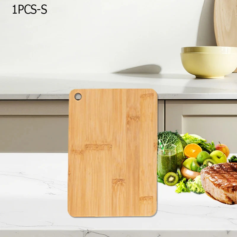 1~3Pcs Bamboo Cutting Board Set for Cut Meat Vegetable Fruits Thick Bamboo Cutting Board Multipurpose Kitchen Chopping Boards