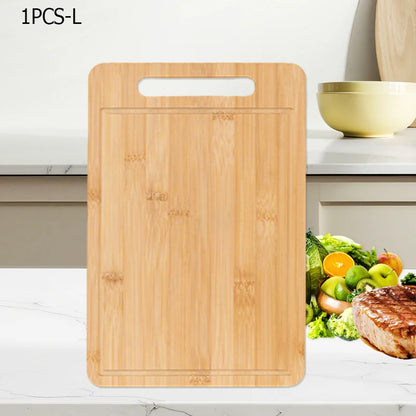 1~3Pcs Bamboo Cutting Board Set for Cut Meat Vegetable Fruits Thick Bamboo Cutting Board Multipurpose Kitchen Chopping Boards